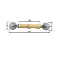 thumbnail image 3 of Wood Metal Screen Window Spline Roller Gauze Wheel Window Install Tool Screen Door, 3 of 5