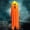 B, variant on XHKUYI Halloween Hanging Ghost Lantern 17.7 Inch, Small Orange Light Up Jack O Lantern Face with Draped Fabric Look, Battery Party Yard Porch Ceiling Decor for Indoor Outdoor Haunted Scene