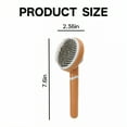 thumbnail image 2 of ACDANC Cat Brush for Shedding,Self Cleaning Dog Brush,Cat Brushes for Indoor Cats,Yellow, 2 of 6
