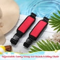 thumbnail image 2 of Correas Ajustables para Transportar Sillas Plegables Sanwuta en Rojo, 2 of 7
