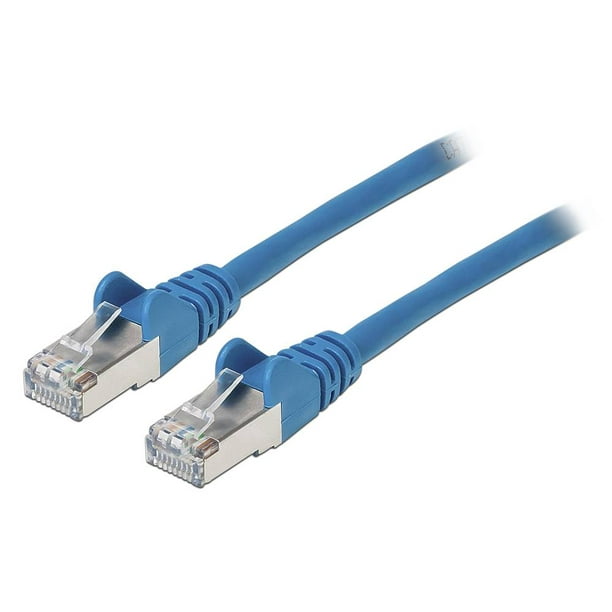 Cable de Red INTELLINET Cat6a UTP RJ45 M-M 90cm Color Azul