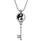 thumbnail image 1 of El budismo religión Yin Yang flor patrón Colgante Collar Vintage Llavero Plata Joyas Unbranded M, 1 of 3