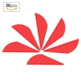 thumbnail image 1 of Archery Fletches   Fletching  Rubber  Fletching 36pcs Archery  Fletches Rubber Fletching Feathers DIY Accessory For Compound Bow Red, 1 of 8