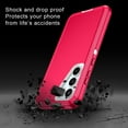 thumbnail image 4 of Entronix Heavy Duty Rugged Case for Galaxy S25 Plus Shockproof Dustproof Durable Cover, Pink, 4 of 6