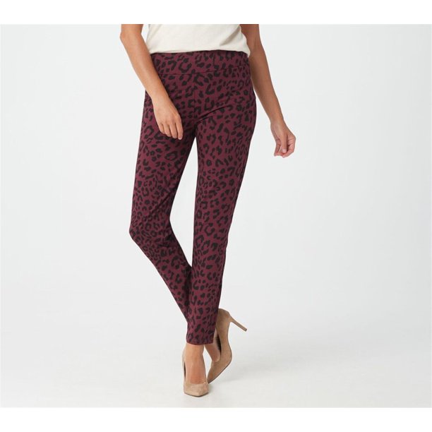 Susan Graver Weekend Printed Premium Stretch Pants Women's A367254