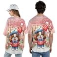 thumbnail image 5 of Happy Valentine’s Day Adorable English Springer Spaniel Puppy Holding Heart Balloon All Over Print 3D Baseball Shirt Springers Dog Lover Gifts Softball Sport - 00030, 5 of 6