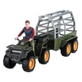 thumbnail image 2 of Miniature Driver Figure Scene Model Railway Layout Home Desktop Decor Toy motoycle, 2 of 5