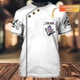 thumbnail image 1 of Camiseta de peluquero para hombre, camisa con nombre personalizado en 3D, estampado en toda la prenda, informal, fresca, DW62Adult size XXXL Gao Jinjia LED, 1 of 2