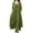 B13 Green Plus Size Summer Dresses Clearance Under $5, variant on Summer Half Sleeve Wedding Guest Dress for Women Under $5 Plus Size Irregular Hem Flowy Cotton Linen Long Sun Dress Crewneck Button Maxi Bohemian Black Church Dress