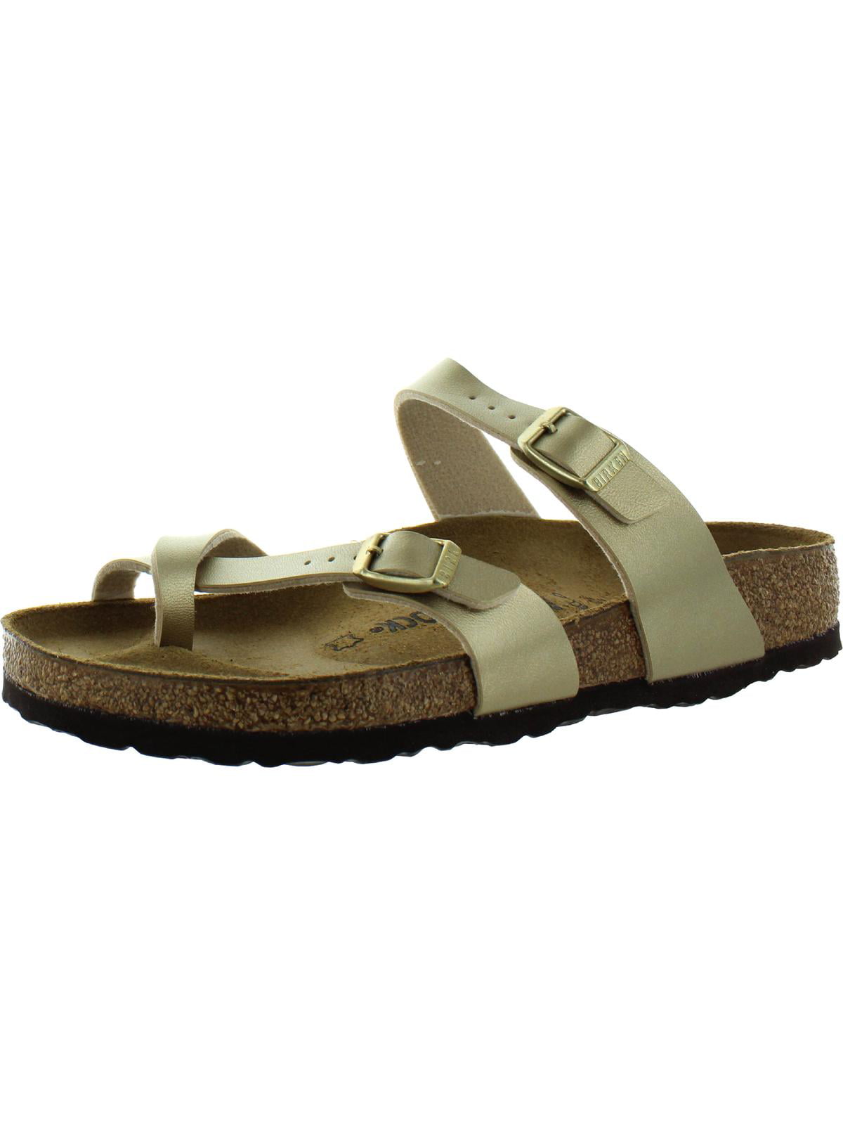 ader debat fysiek Birkenstock Women's Mayari Dual Strap Slide Sandals Gold Size 37N -  Walmart.com