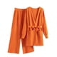 thumbnail image 2 of Puntoco Conjunto de pantalones sueltos de manga larga y cuello redondo versátil para mujer Puntoco Puntoco-2502, 2 of 3