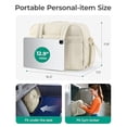 thumbnail image 7 of Soft Large Gym Bag for Women, Duffle Bag for Travel with Wet Pocket, Lightweight Carry on Weekender Duffel, Water Resistant Shoulder Bag Duffle Bag with Detachable Strap, 7 of 7