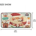 thumbnail image 3 of Coolnut Christmas Kitchen Rug, 39"x20" Anti Fatigue Kitchen Floor Mat, Non Slip Waterproof Long Standing Mat Throw Kitchen Runner Rug for Kitchen Washroom Bedroom, 3 of 7