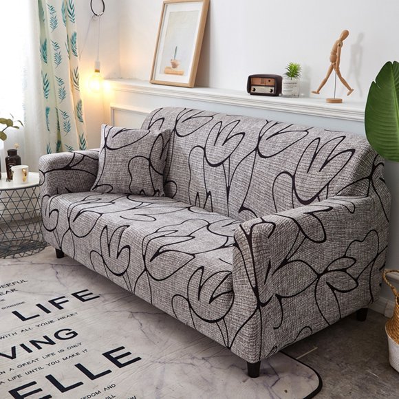Non-slip Elastic Printing Dustproof Slipcover Sofa Cover Cushion Cover For Loveseat