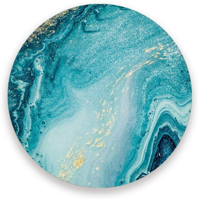 for Drinks Set of 4 Pieces Absorbent Ceramic s with Cork Base, ?Marble Blue Texture Coffee Great Gift for Table, Housewarming, Birthday, Kitchen, Home r