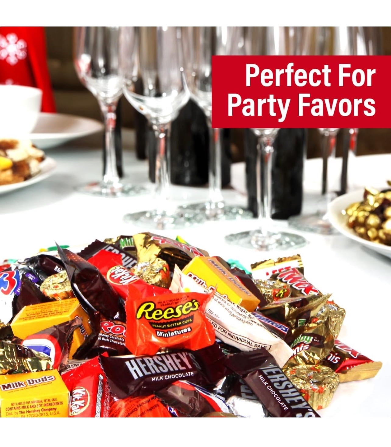 Hershey's Bulk Chocolate Candy Variety Pack, Assorted Individually Wrapped Candies, 5 lbs.