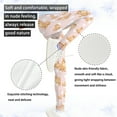 thumbnail image 5 of COEQINE Ginger Cat Heart Pink Girls Yoga Leggings High Waist Sport Pants Buttery Soft Stretch Running Leggings, for 12-13 Years Kids Girls, 5 of 7