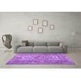thumbnail image 3 of Ahgly Company Indoor Square Persian Pink Traditional Area Rugs, 3' Square, 3 of 4