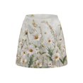 thumbnail image 2 of Uorisango Classic Daisy Womens Running Sports Pickleball Skirt Size 3XL Versatile Comfortable Women's Mini Tennis Skirt Inner Shorts Daily Wear Soft for Workout Pickleball Running, 2 of 7