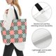 thumbnail image 3 of Fotbe Colorful Checkered Bolsa Tote Estética de Lona con Estampado para Mujer - Bolsa Reutilizable de Hombro Casual para Vacaciones, Compras, Trabajo y Gimnasio, 3 of 8