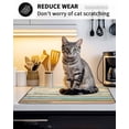 thumbnail image 6 of Geometric Bohemia Stove Top Covers for Electric Stove, 36'x21'' Stripes Gray White and Blue Glass Ceramic Stove Cover Foldable Rubber Mat Heat Resistant Cooktop Protector for Kitchen, 6 of 8