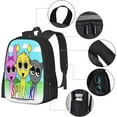 thumbnail image 4 of Sprunki Game Backpack Cartoon Cute Travel Lightweight Backpack fans Large Capacity Schoolbag, 4 of 8