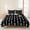 Black, variant on 3 Pieces King Quilt Set,Tribal Style Arrows Pattern Soft Bedding Sets with 1 Quilt & 2 Pillow Shams,Black Background Summer Bedspread Lightweight Coverlet Comforter