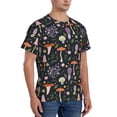 thumbnail image 5 of Rocae Mushrooms for Men's Moisture-Wicking Crew Tee - T-Shirt for Sports, Outdoor Activities, and Casual WearSmall, 5 of 9