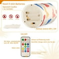 thumbnail image 5 of Yayeee Flameless Candles with Remote Flickering Battery Operated Multi Color Changing, Red Butterflies, 5 of 7