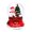 Red, variant on Dengmore Christmas Snow Musical Santa Claus Water Snow Globes With 5 Colos Light Change Music Box Home Christmas Decor For Kids 4.3 Inch (100ml)