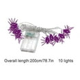 thumbnail image 3 of Nmdmisc Halloween String Lights,6.56ft 10 LEDs Spider String Lights Battery Operated, Halloween Lights for Window Indoor Outdoor Decor Halloween Party Decorations, 3 of 8
