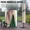 thumbnail image 6 of 9 x 9 ft Patio Umbrella, Outdoor Square Large Cantilever Umbrella Heavy Duty Offset Sun Umbrella，Beige, 6 of 7