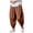 Coffee, variant on Mens Harem Pants Loose Fit Elastic Waist Drawstring Aladdin Hippie Trousers (Dark Green,M)