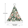 thumbnail image 3 of Cauagu Palm Trees and Tropical for Adult Christmas Hat,1-Pack Xmas Holiday Hat Santa Hat for Women & Men Festive Headwear Accessories Fit for Christmas/New Year/Party, 3 of 6