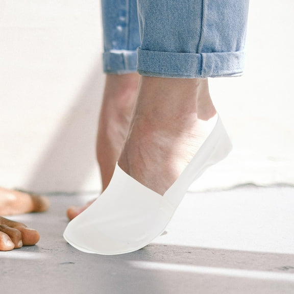 Worgeous Mens Loafer Socks Cotton White Breathable Winter Wear 1 Pair