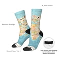 thumbnail image 4 of Vsdgher World Map With Animals 1 Crew Socks for Men & Women, Breathable Casual Athletic Ankle Socks, 4 of 6