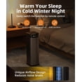 thumbnail image 4 of Calentador Space Heater BREEZOME de 1500 W de calentamiento rápido con termostato y temporizador, 4 of 7