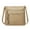 Khaki, variant on Large Capacity Crossbody Bag Multi Pocket Messenger Purse Zip Closure Shoulder Handbag