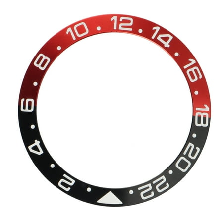 

Aluminum Digital Watch Case Outer Ring Diameter 38mm Inner Ring 30.8mm Ghost and (Black+Red)