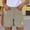 Khaki, variant on Sentmoon Shorts Jean Stretchy High Waist Ripped Womens Shorts Denim with Pockets Delightful Distressed Button Down Regular Fit Women Athletic Shorts S-2XL