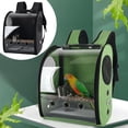 thumbnail image 3 of Portátil Pájaro Bolsa de Hombro Portador Retráctil Viaje Parrot Jau Negro Sunnimix Bird Knapsack, 3 of 8