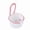 Pink, variant on Hanging Sink Drain Basket for Kitchen, Multifunctional Hanging Sink Strainer Basket with Press-to-Dump Bottom, Adjustable Faucet Sink Drain Basket for Food Scraps, Noodles & Vegetables