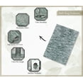thumbnail image 4 of Bathroom Rugs, Extra Soft Absorbent Bath Rugs, Non-Slip, Quick Drying, Machine Washable, Plush Comfort for Bathroom Floor, Tub, Shower and Home Decor Accessories, 21x34, Green, 4 of 9
