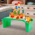 thumbnail image 6 of Kids Lap Desk Tray Plastic Breakfast Laptop Trays with Storage Portable Activity Table with Side Pockets/Slot Portable Lap Bed Table for Writing Eating Game Classroom Snacks (Green/ 6pcs), 6 of 19