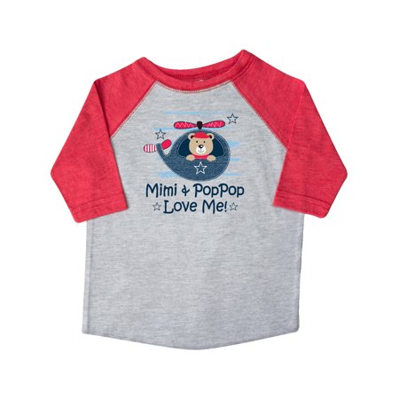 

Inktastic Mimi and PopPop Love Me Gift Toddler Boy Girl T-Shirt