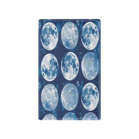 Switch Panel Switch Decoration 2.76x4.53x0.28 Inches Unused Outlet Cover Switch Plate Wall Plates Living Room Kitchen Bedroom Study Switches Blue Moon
