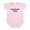Petal Pink, variant on CafePress - Sensorimotor Phase (Bright) Infant Bodysuit - Baby Light Bodysuit, Size Newborn - 24 Months
