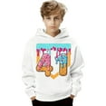 thumbnail image 4 of Boys Hoodies 100 Days Print Loose Fall Winter Pullover Hoodie Top School Hoodies for Boys Size 10-15Y, 4 of 4