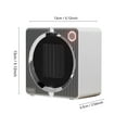 thumbnail image 2 of Smart Electric Heater With Ptc Heating Technology, Low-Power Small Sun Design For Home Office Bedroom Small Spaces And Personal Use, 2 of 5