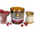 thumbnail image 3 of Torched Raspberry Rye Beer Candle Scent Candle Soy Wax Growler 28 oz, 3 of 5